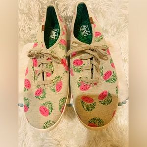 Keds Canvas Watermelon Shoes Size 11 sneakers